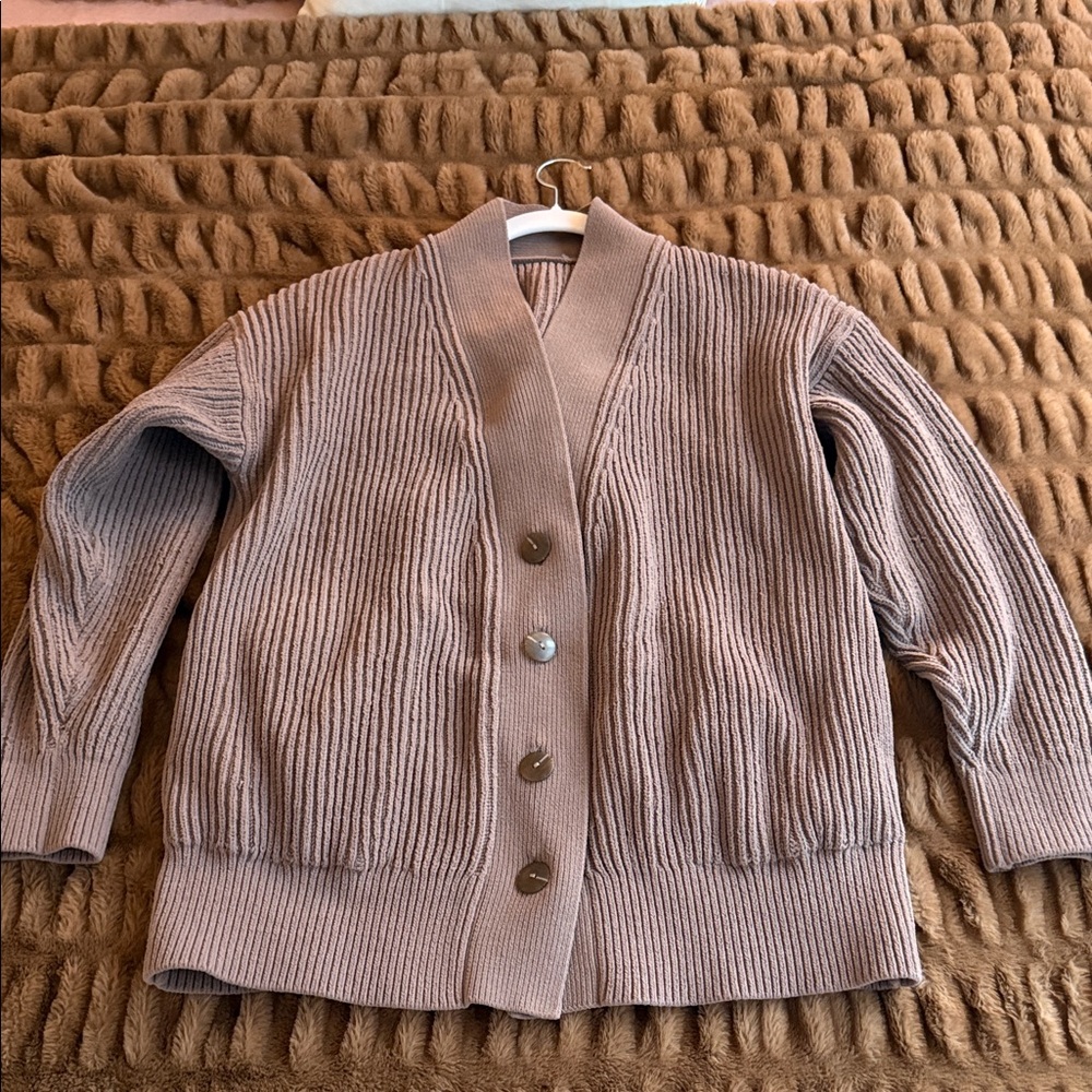 Lululemon Women's Ribbed Cardigan Sweater